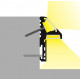 Perfil de Aluminio de Escalón 1m para Tiras LED
