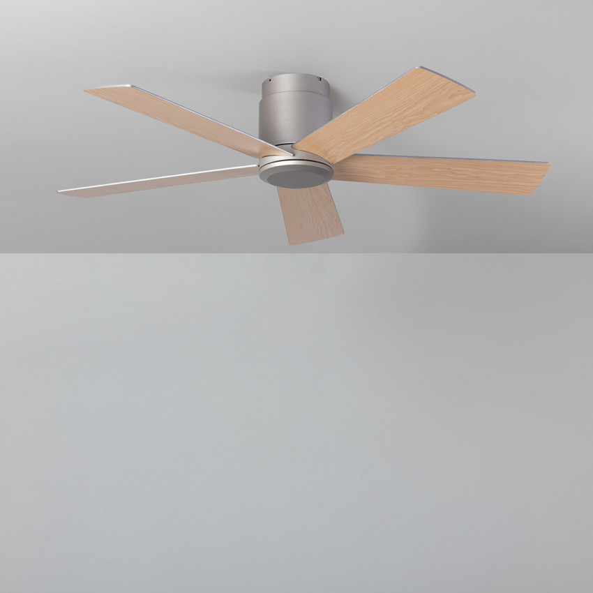 Plafondventilator Flatiron hout 132cm DC gelijkstroommotor
