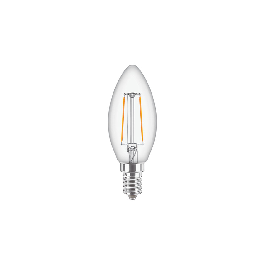 LED Lamp Filament  E14 2W 250 lm B35 PHILIPS CandleND   