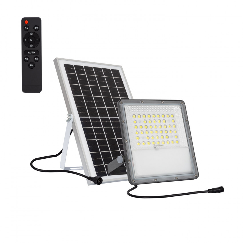 Schijnwerper LED Solar 10W 100lm/W IP65 met Afstandsbediening