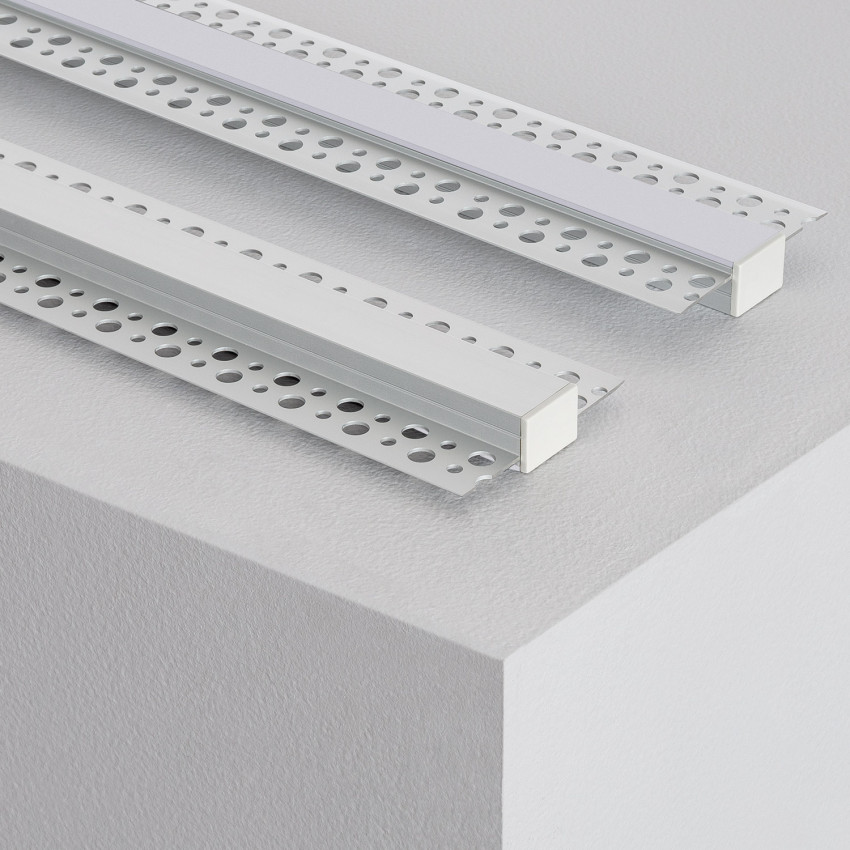 Perfil de Aluminio Empotrado en Escayola para Tira LED a medida
