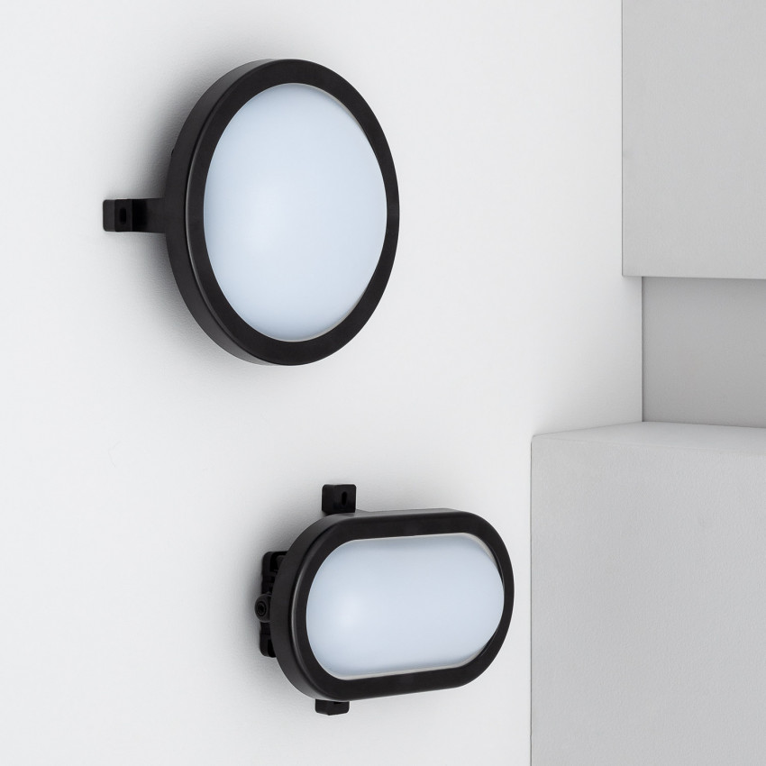 Plafón LED Circular Hublot 12W Black