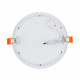 Placa LED 18W CCT Seleccionable con Mando Circular SuperSlim Regulable Corte Ø 205 mm