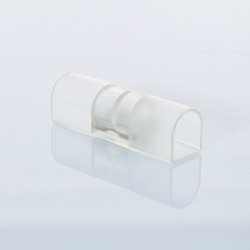 Connectorkabel  Neon LED Strip 7,5 W/m Monocolor 220V AC 60 LED/m Halfrond 180º  IP67 in te korten om de 100 cm