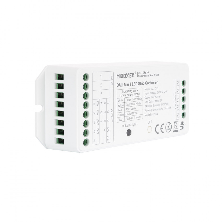 Controller Regelaar LED  5 in 1 RGBW 12/24V DC MiBoxer 
