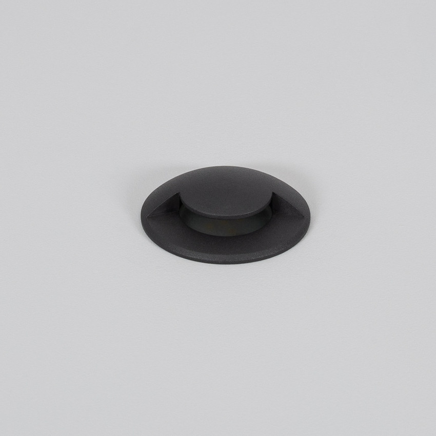 Foco Empotrable Suelo LED Loto Negro 1W