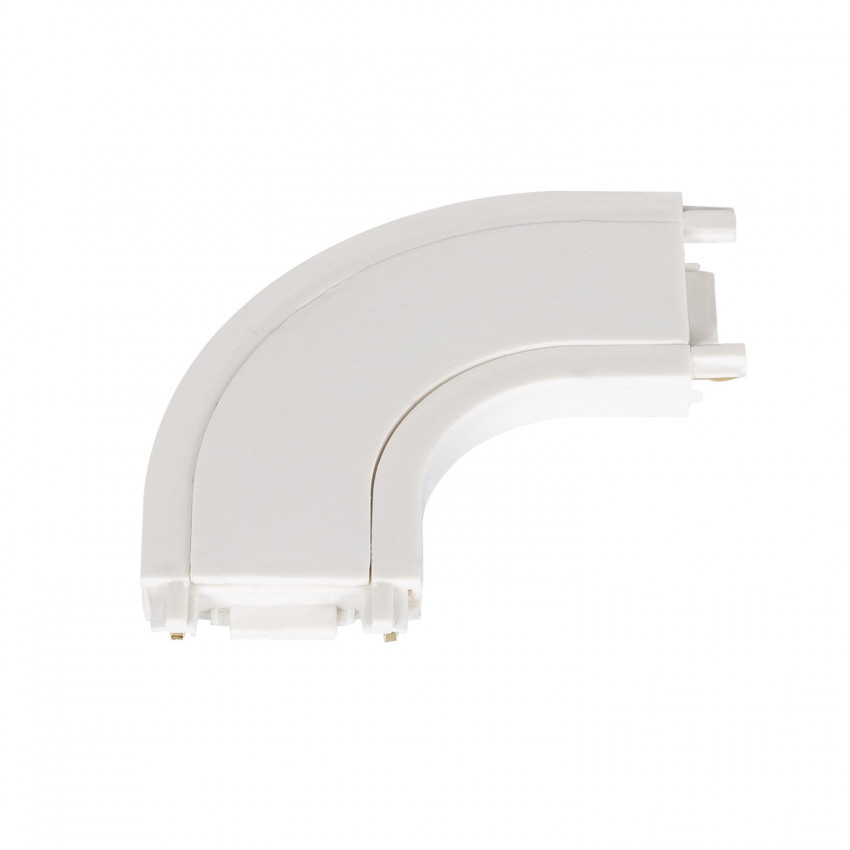 Connector Type L gebogen voor Magneetrail Enkelfasige 25mm Super Slim 48V opbouw 