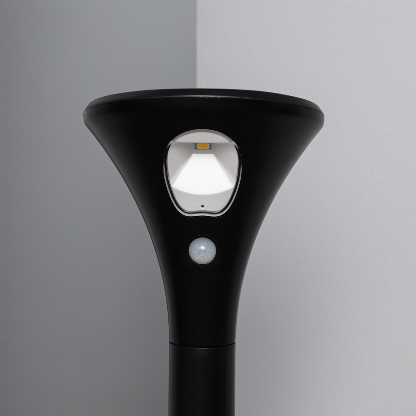 Pack 2 Balizas Solar Exterior LED con Pincho Pie 60cm con Detector de Movimiento