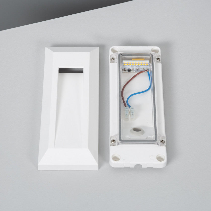 Aplique de Pared LED Gisli IP65 1W Blanco
