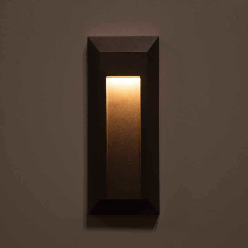 Aplique de Pared LED Gisli IP65 1W Negro