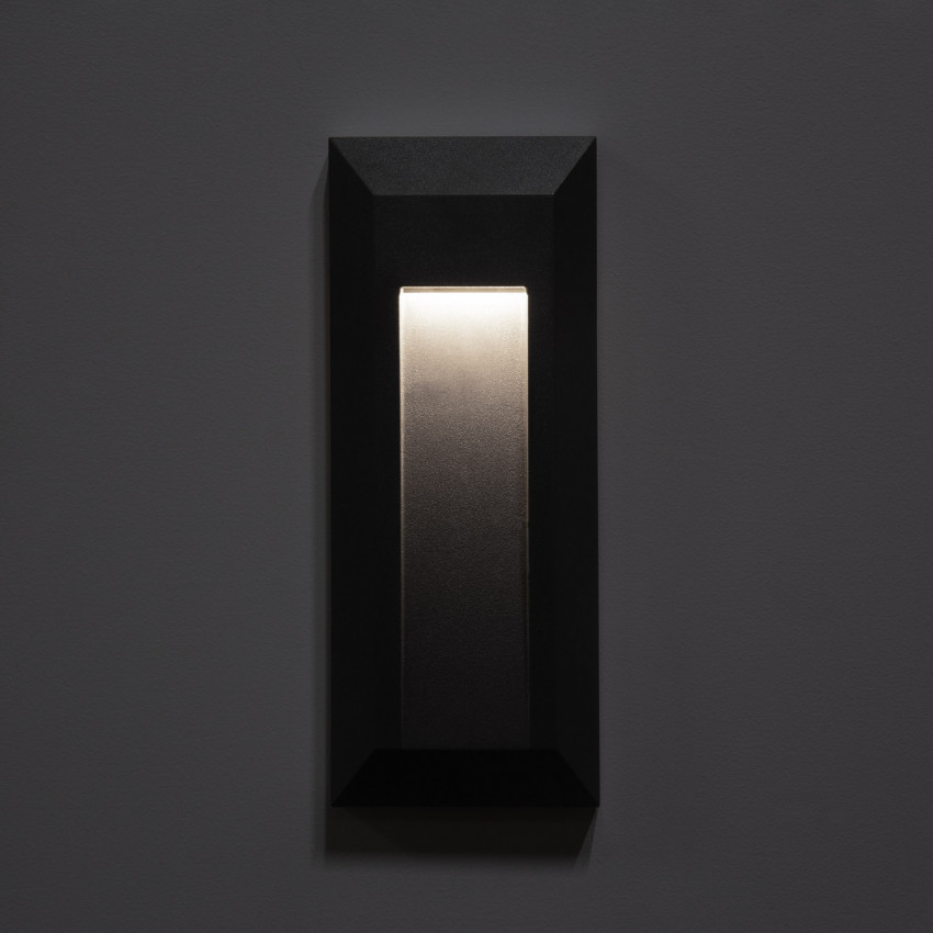 Aplique de Pared LED Gisli IP65 1W Negro
