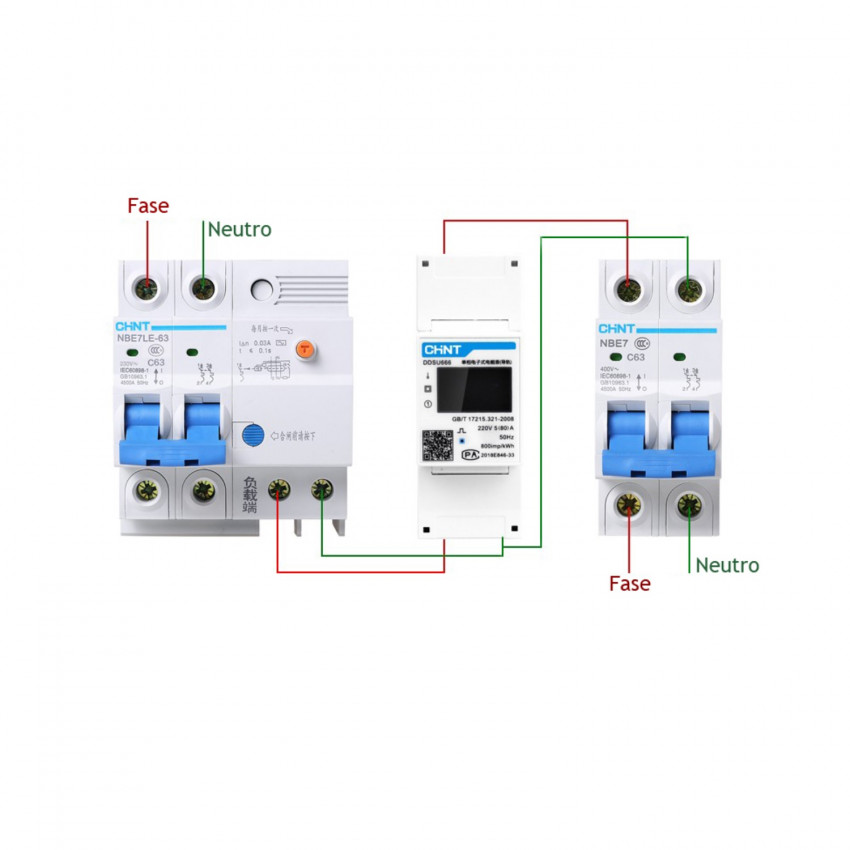 Kit Medidor Analizador Consumo 24h SAJ SMART METER para vertido cero en Inversores Híbridos H1 y H2