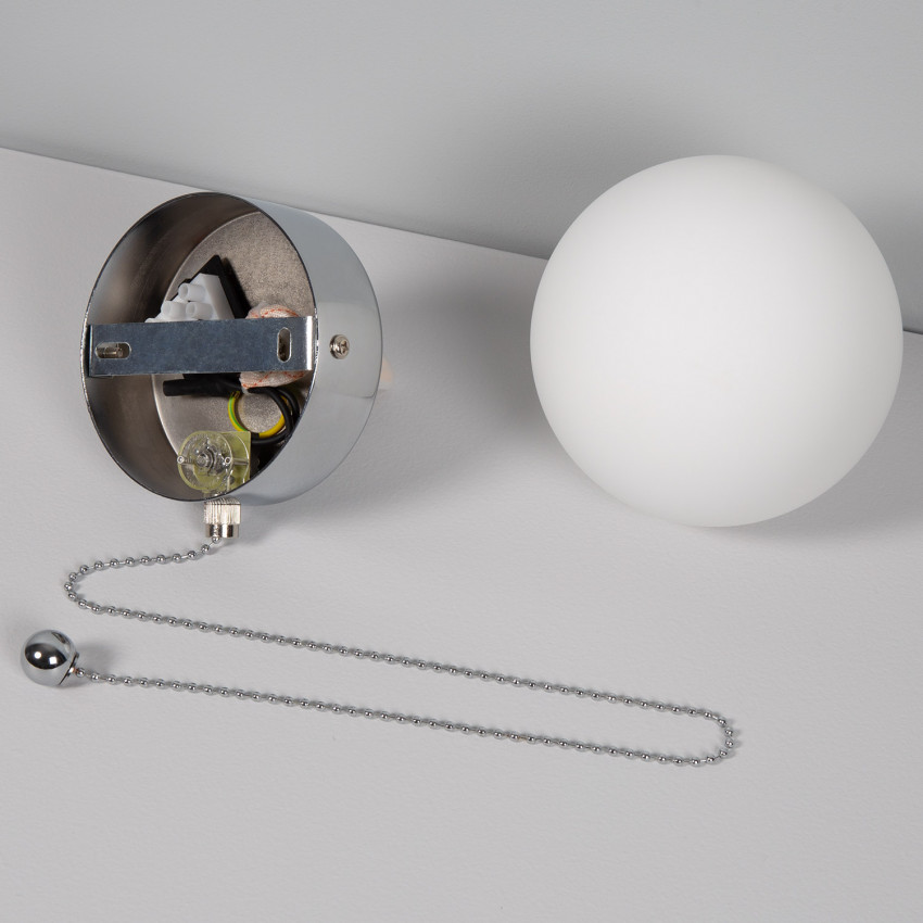 Aplique de Pared Metal y Cristal Orbit