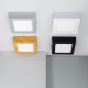Plafón de Techo LED 6W Cuadrado Slim CCT 110x110 mm Factory