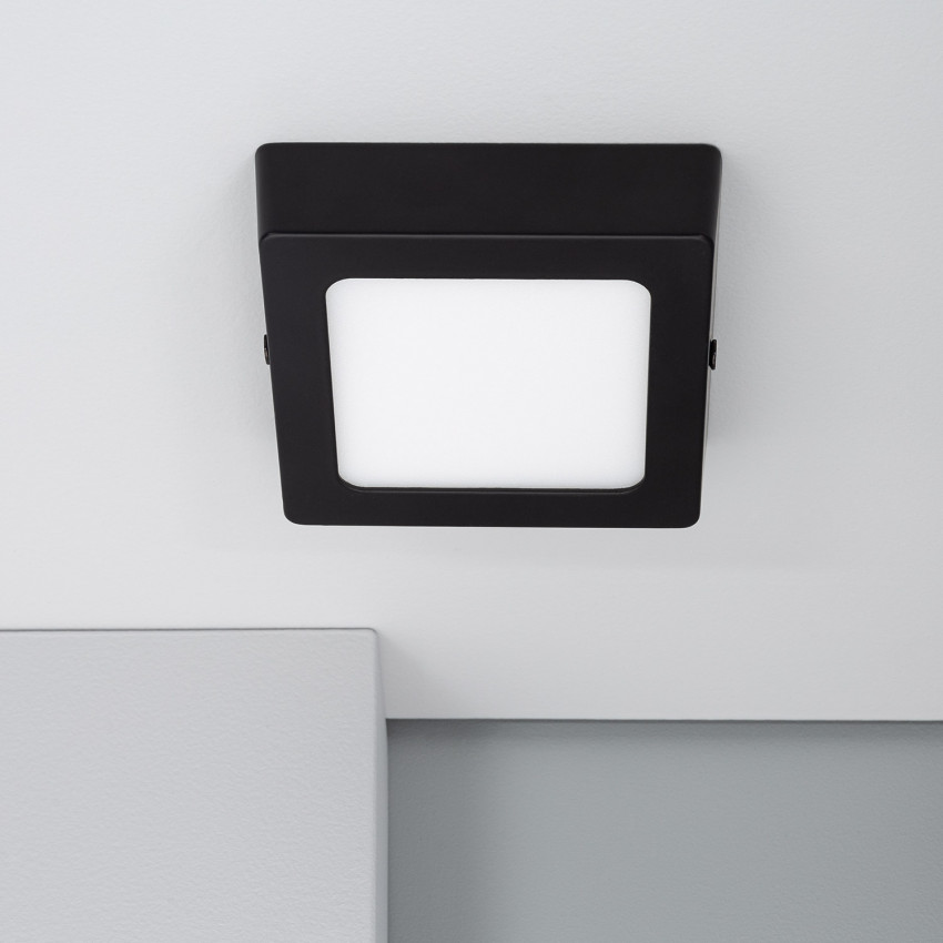 Plafón de Techo LED 6W Cuadrado Slim CCT 110x110 mm Factory