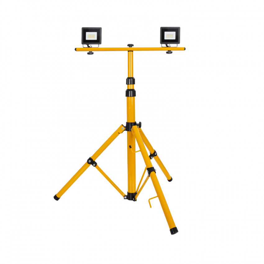 Pack Trípode con 2 Foco Proyectores LED Solid