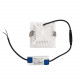 Downlight LED 10W Corte 100x100 mm CRI90 No Flicker Lux
