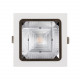 Downlight LED 10W Corte 100x100 mm CRI90 No Flicker Lux