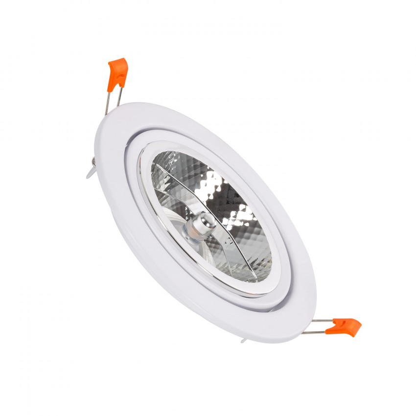 Downlight LED 15 W richtbaar rond AR111 Zaagmaat Ø120 mm 