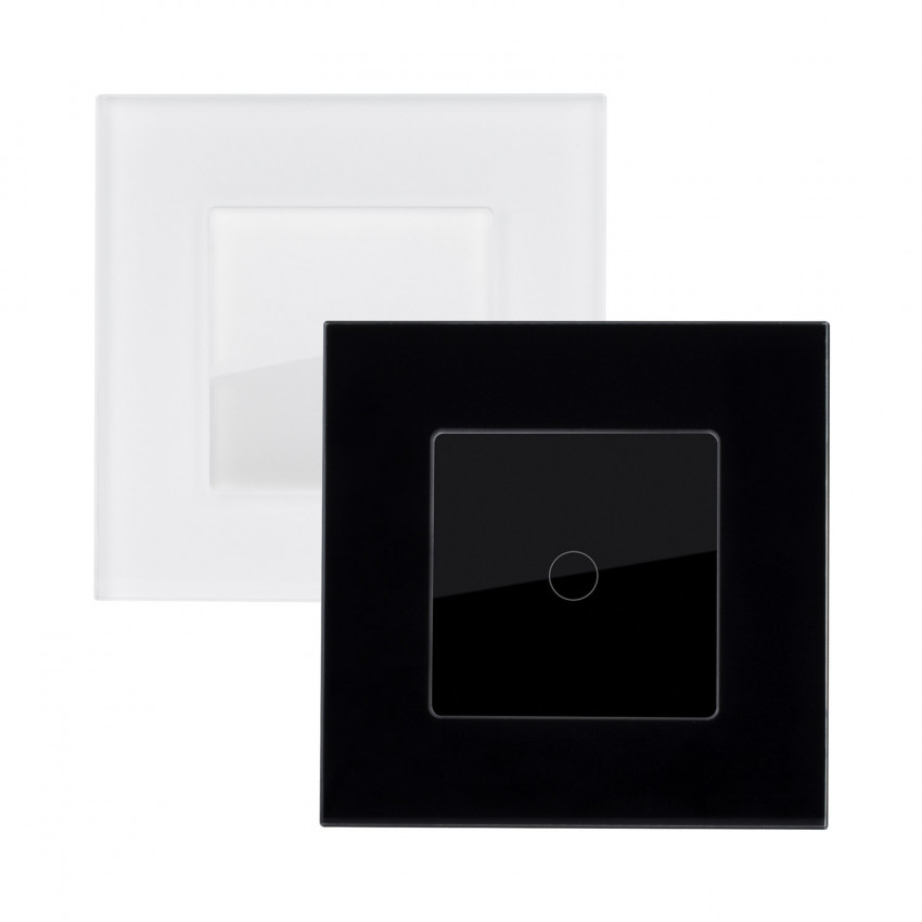 Touch Schakelaar Simple Met Glazen Frame Modern
