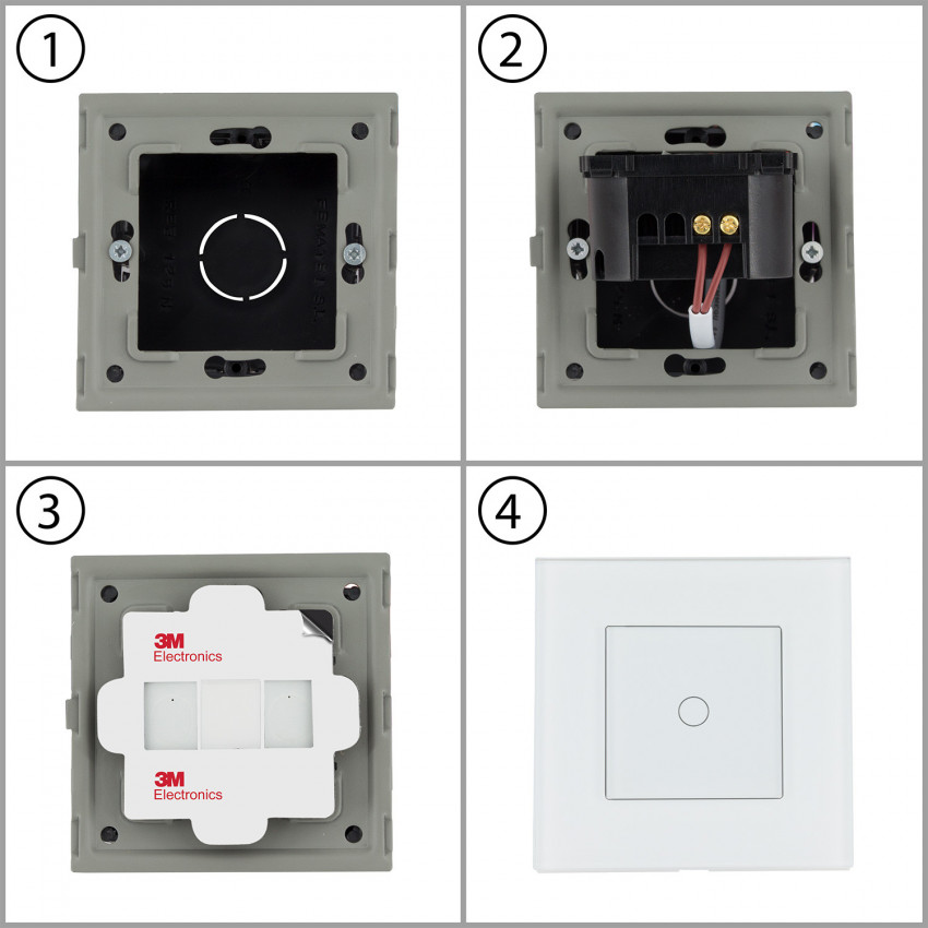 Interruptor WiFi Táctil Simple Modern