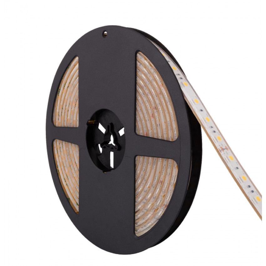 LED Strip RGB 24V DC 60LED/m 5m Onderdomplebaar  IP68 Breed 12mm Te knippen om de  10cm