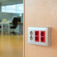 Base Caja de Pared de Superficie para 3 Elementos Dobles Blanco SIMON 500 Cima 51050003-030