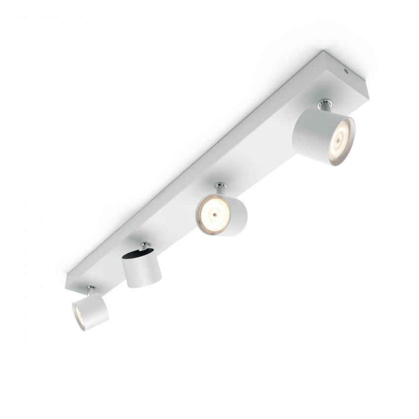 Lámpara de Techo LED  WarmGlow con Cuatro Focos 4x4.5W PHILIPS Star