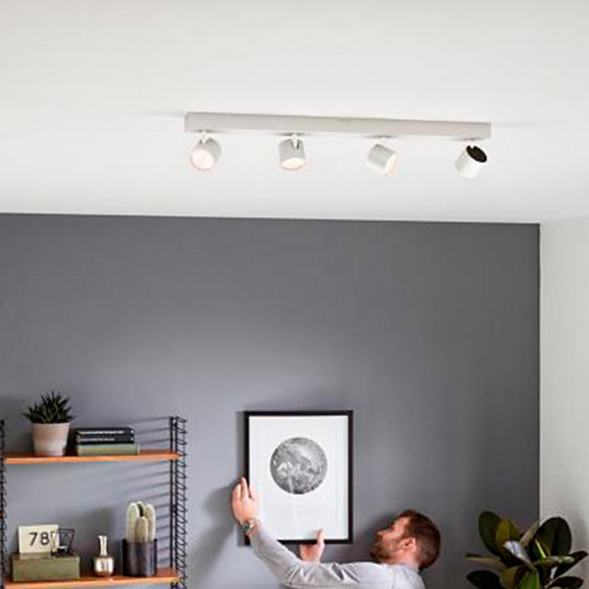 Lámpara de Techo LED  WarmGlow con Cuatro Focos 4x4.5W PHILIPS Star