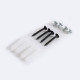 Conector Tipo X para Carril Magnético Monofásico 25mm Super Slim 48V