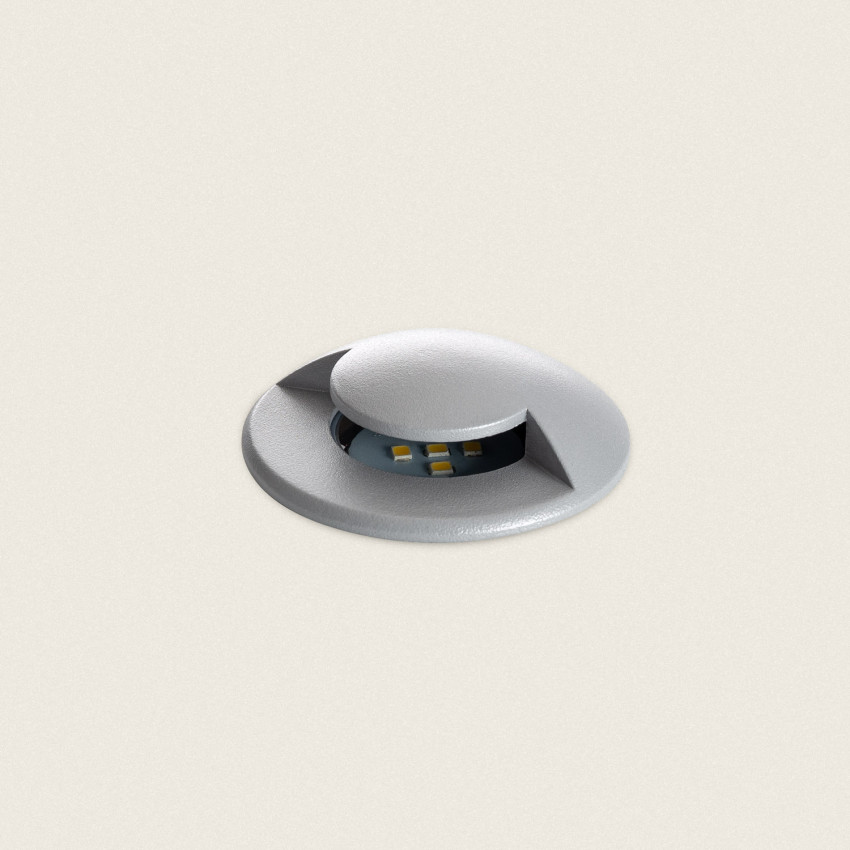 Baken Outdoor LED 1W Grond Inbouw 1L 24V DC Loto  Grijs