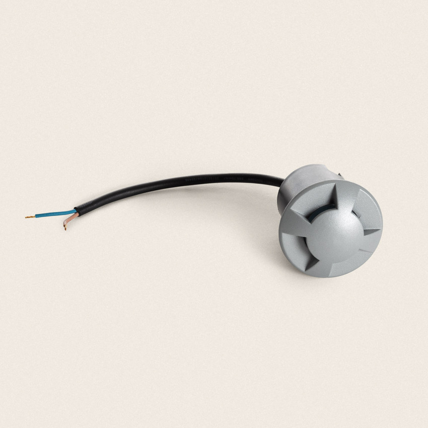 Baliza LED Empotrable Suelo Loto 4L Gris 1W