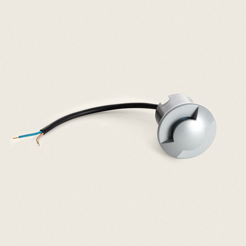 Baliza LED Empotrable Suelo Loto 2L Gris 1W
