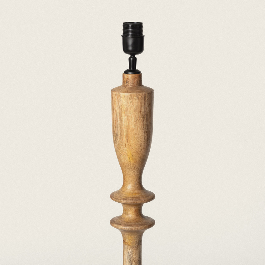 Base Lámpara de Pie Madera Meena ILUZZIA