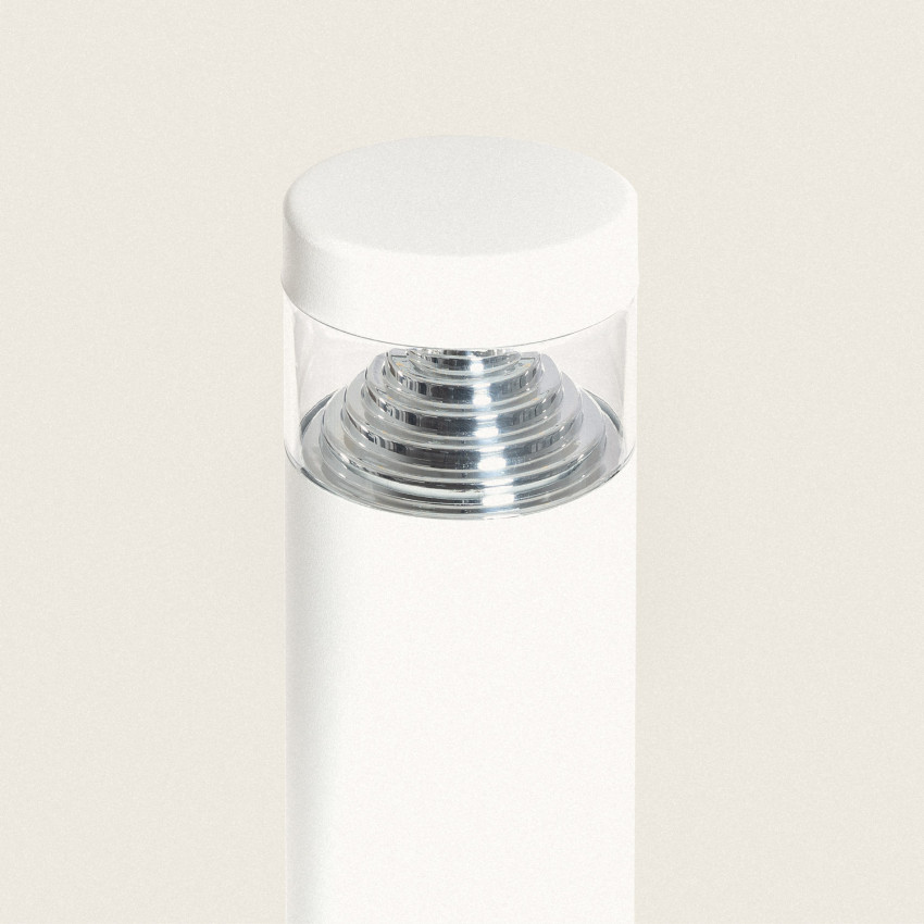 Baliza LED 6W Solar de Metal Inti White 50cm ILUZZIA