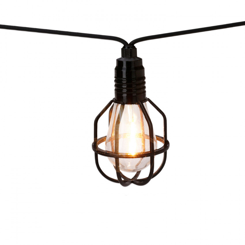 LED Outdoor Slinger met 10 Lampen Waru 7,5m
