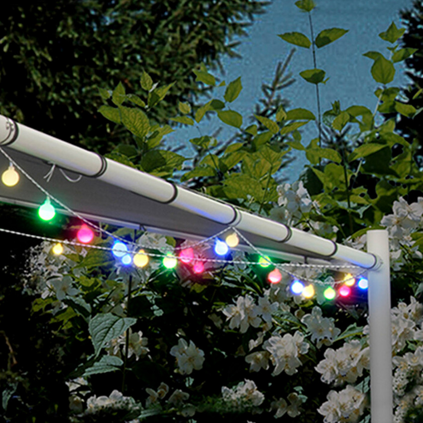 LED Outdoor Slinger met Ballen RGB Osip 19m 