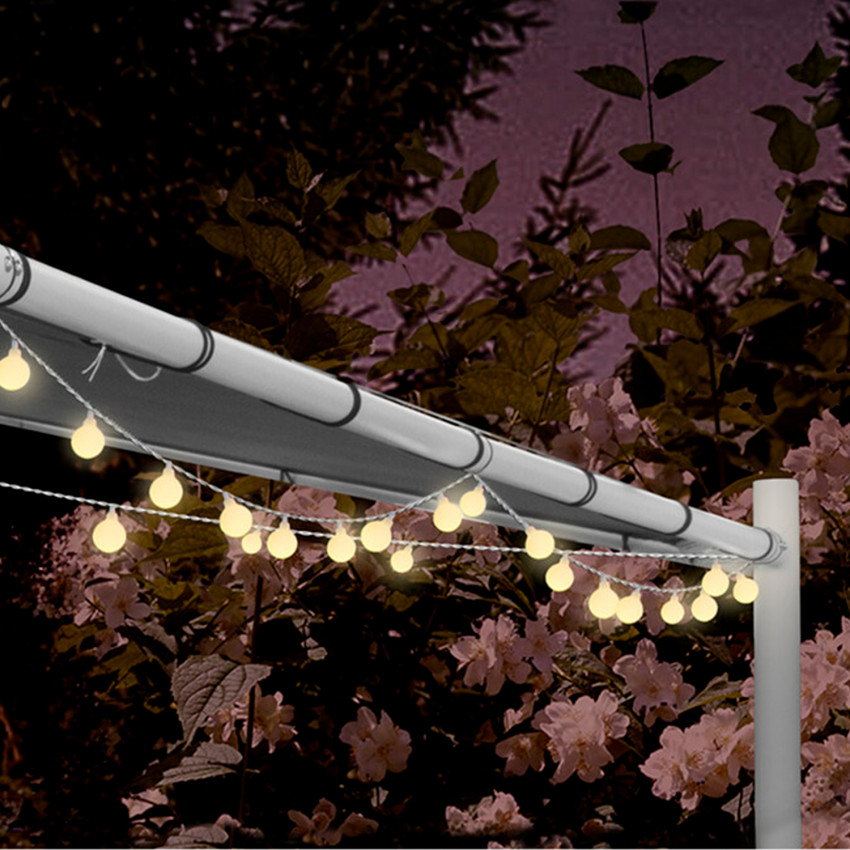 Outdoor LED Slinger met Ballen  Melba 19m