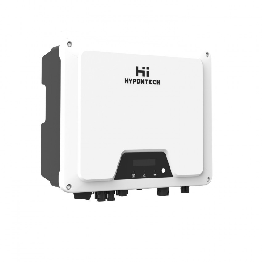 Omvormer Zonnepanelen HHS-6000 Hybrid Solar  High Voltage Acculader met Netinjectie 6 kW enkelfasig 
