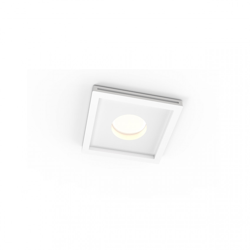Aro Downlight geïntegreerde gips Vierkant voor  LED GU10 / GU5.3 Lamp Zaagmaat 125x125 mm UGR17