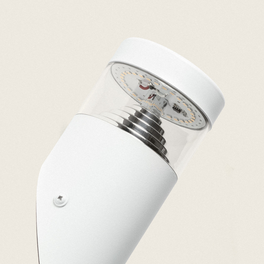 Aplique LED 6 W Solar de Metal Inti White ILUZZIA
