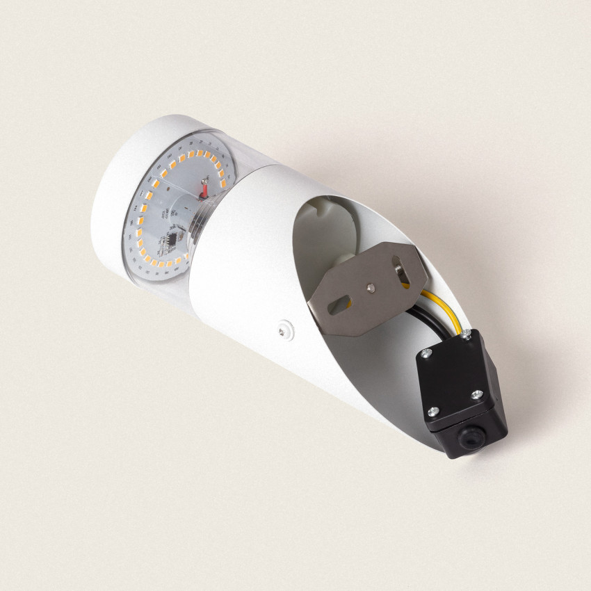 Aplique LED 6 W Solar de Metal Inti White ILUZZIA
