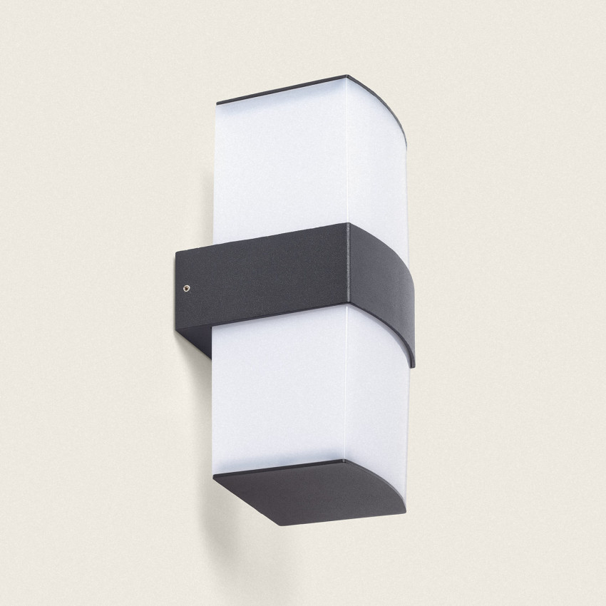 LED Wandlamp Outdoor 12W Aluminium Opbouw Berdy Duo 