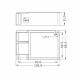 Driver BOKE Regulable DALI 200-240V No Flicker Salida 6-42V 800-1100mA 1.5-30W BK-DEL042
