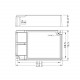 Driver BOKE Regulable DALI 200-240V No Flicker Salida 6-42V 800-2000mA 5-60W BK-DEL060