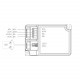 Driver BOKE Regulable DALI 200-240V No Flicker Salida 6-42V 800-2000mA 5-60W BK-DEL060