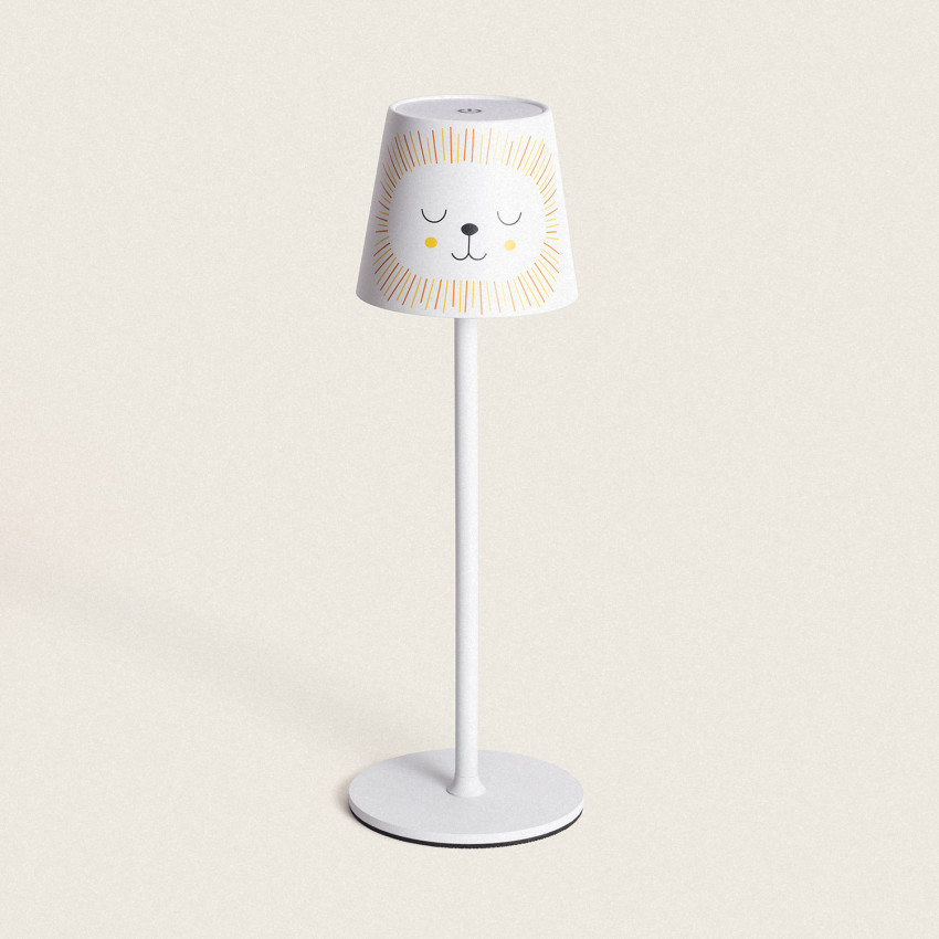 Tafellamp LED 3W Draagbaar van Metaal met Oplaadbare USB Batterij Anisa Kids