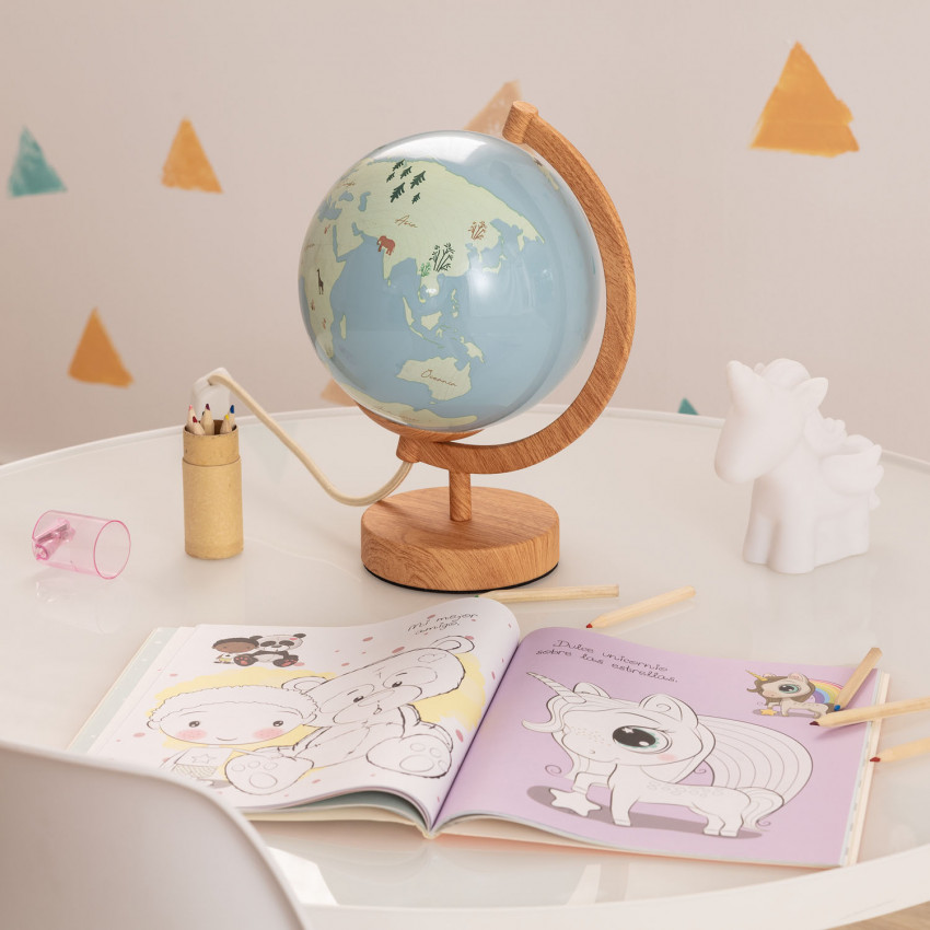Tafellamp  Wereldbol