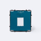 Interruptor WiFi Táctil Simple con Marco Cristal Modern