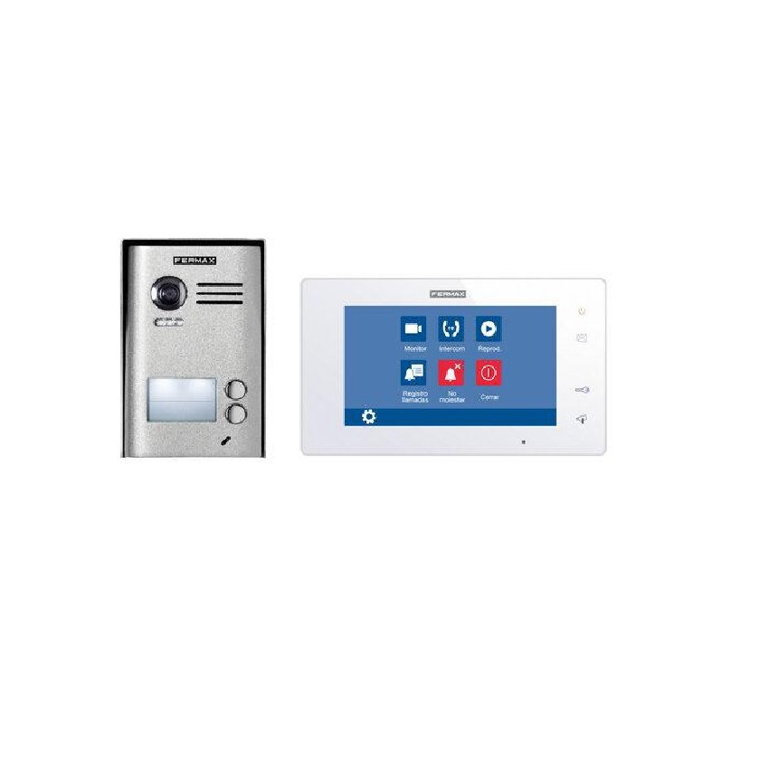 Automatische Video-Deurintercom met 2 deurbellen FERMAX WAY 7" 1402